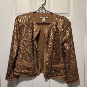 Forever 21 Sequin Jacket Size L